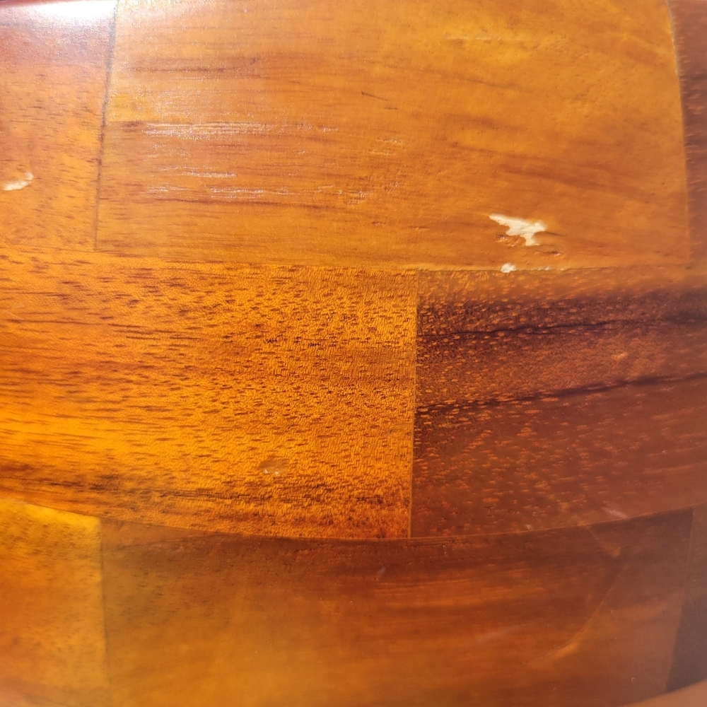 Large Wood Bowl ~ Michael Graves Design ~ Large Wooden Salad/Chip Bowl - Picture 13 of 16
